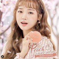 Phấn Nước Black Rouge Peach Cover Velvet Cushion Y509