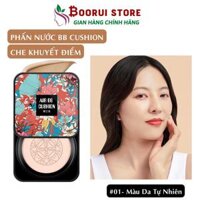 Phấn nước che khuyết điểm BB Cushion Boorui  Che phủ make up hoàn hảo, trang điểm chuyên nghiệp, da mịn màng tự nhiên - Da tự nhiên