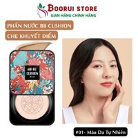 Phấn nước che khuyết điểm BB Cushion Boorui  Che phủ make up hoàn hảo, trang điểm chuyên nghiệp, da mịn màng tự nhiên - Tự nhiên