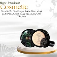 Phấn Nước Che Khuyết Điểm Mềm Mượt Da SUNISA Chính Hãng Tặng Kèm Chổi Tản Nền