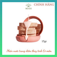 Phấn nước Che Khuyết Điểm Trang Điểm Nền Mỏng Mịn Thủy Tinh SPF 35 PA+++ Cỏ Mềm 15gr