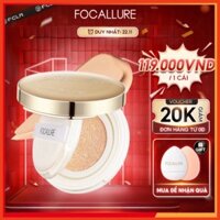 Phấn nước, Cushion BB FOCALLURE Golden Age 12g chống nước, kết cấu mỏng nhẹ, độ che phủ hoàn hảo, làm mờ lỗ chân lông