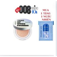 Phấn nước cushion che khuyết điểm, trang điểm Verobene chống nắng SPF50+, PA +++ Hàn Quốc