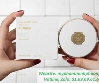 Phấn nước Cushion dành cho da dầu OIL CONTROL WATER CUSHION SPF 50+ PA+++ The Face Shop