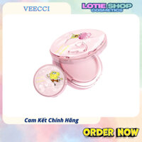 Phấn Nước Cushion VEECCI Vỏ Hồng Bọt Biển SpongeBob Finish