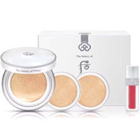 Phấn nước Cushion Whoo trắng dưỡng trắng chống nắng che phủ tốt mỏng mịn đẹp tự nhiên 15gram tách set