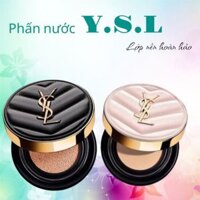 Phấn nước Cushion Y.S.L đen cho da thường,hồng cho da khô tạo lớp nền trắng sáng không tì vết 14,12g