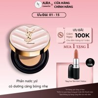Phấn Nước cushion YSL vỏ hồng Touche Eclat Glow-Pact cushion vỏ hồng