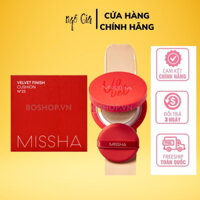 Phấn Nước đỏ, hồng Missha kiềm dầu SPF50+/PA+++ 23 Medium Beige 15g - Sale Chính hãng