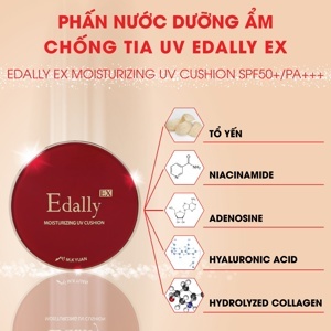 Phấn nước dưỡng ẩm chống tia UV Edally Ex Moisturizing UV Cushion 15g
