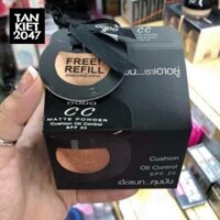 Phấn nước kiềm dầu CC Odbo Cushion Matte Powder Oil Control Thái Lan 14g - Kèm lõi 21.Tone trắng sáng
