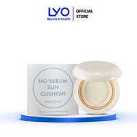 Phấn nước kiềm dầu Innisfree No Sebum Sun Cushion SPF 50+ Hàn Quốc