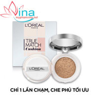 Phấn nước loreal true match silky foundation cushion n1 da sáng