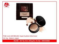 PHẤN NƯỚC MAYBELINE SUPER CUSHION ULTRA COVER 14G NHẬT BẢN