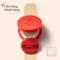 Phấn Nước Missha Đỏ Velvet Finish Cushion Kiềm Dầu, Che Khuyết Điểm