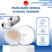 Phấn Nước Missha M Magic Cushion Kiềm Dầu Tốt Ngăn Tiết Bã Nhờn Tạo Hiệu Ứng Căng Bóng 15g