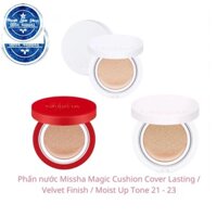 Phấn nước Missha Magic Cushion Cover Lasting / Velvet Finish / Moist Up Tone 21 - 23