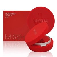 Phấn nước Missha Velvet Finish Cushion Vỏ Đỏ Hàn Quốc - Twins Cosmetic