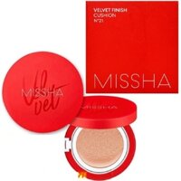 Phấn Nước Mỏng Mịn, Che Phủ Tốt, Lâu Trôi Missha Velvet Finish Cushion SPF50 PA+++ (Cushion Missha Vỏ Đỏ)