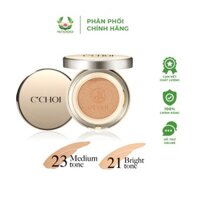 Phấn nước thảo mộc organic thuần chay C'Choi Herbal Cushion SPF50 chống lão hoá,an toàn cho da nhạy cảm, phụ nữ có thai