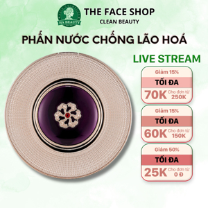 Phấn Nước Trang Điểm Chống Nắng THEFACESHOP YEHWADAM HWANSAENGGO BB CUSHION SPF50+ PA+++ (tặng kèm lõi)