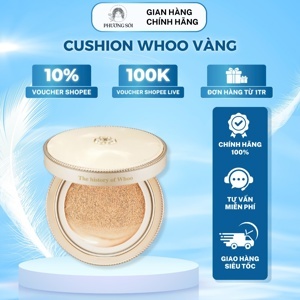 Phấn nước Whoo Luxury Golden Cushion SPF50+/PA+++