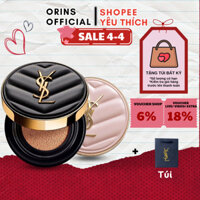 Phấn Nước YSL  Le Cushion Encre De Peau Luminous Matte Cushion YSL Vỏ Đen Dành Cho Da Dầu Tone 10 Tone 20