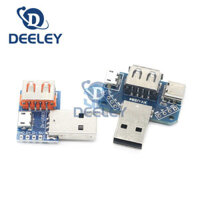 phân phối Nam Connector to Type-c Micro Nữ 2.54-4P Bảng kiểm tra chuyển đổi USB Adapter