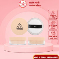 PHẤN PHỦ BỘT 3CE STYLENANDA NATURAL FINISH LOOSE POWDER KIỀM DẦU - HỘP VÀNG - CÓ MÀU - MỊN LÌ - EM XINH TƯƠI