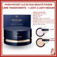 Phấn phủ bột clé de peau beauté Poudre Libre Transparente - 1 light; 2 light medium