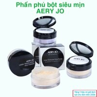 Phấn phủ bột kiềm dầu AERY JO 20g siêu mịn, tạo lớp trang điểm tự nhiên, chuyên dùng cho makeup