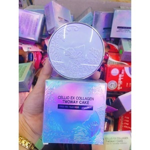 Phấn Phủ Cellio Ex Collagen Twoway Cake