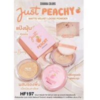 Phấn phủ dạng bột SIVANNA JUST PEACHY MATTE VELVET LOOSE POWDER HF197