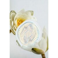 phấn phủ dạng nén chiết xuất tơ tằm hoa đào Florasis Hoa tây tử