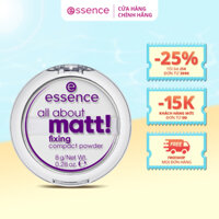 Phấn phủ dạng nén Essence All About Matt trong suốt kiềm dầu 8g