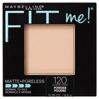 Phấn phủ dạng nén Maybelline Fit Me Matte & Poreless - Classic Ivory 120