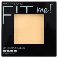 Phấn phủ dạng nén Maybelline Fit Me Matte & Poreless - Porcelain 110