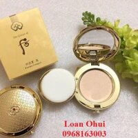 Phấn Phủ dạng nén Whoo trang điểm Powder Pact có nhũ SPF30/PA++ #1 #2