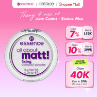 Phấn phủ Essence All About Matt Fixing Compact Powder dạng nén kiềm dầu 8g