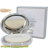 Phấn Phủ Geo Lamy Số 01 Tông Da Sáng Siêu Mịn Ngọc Trai Sempre Happy & Please Pact Chính Hãng.