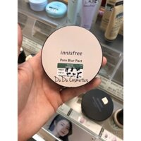 Phấn phủ Innisfree Pore Blur Pact- Che Phủ Khuyết Điểm Cao, Kiềm Dầu Tốt