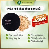 Phấn phủ khoáng nâng tông dạng bột The Face Shop fmgt Tone Up Loose Powder 10g AUTH