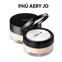Phấn Phủ kiềm dầu Aery Jo 20g Dạng Bột siêu mịn sẵn 2 tone chuyên dùng cho makeup
