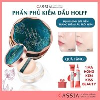 Phấn phủ kiềm dầu che phủ lỗ chân lông dạng bột, Phấn phủ nội địa trung HLOFF giữ lớp nền trang điểm lâu trôi mịn màng