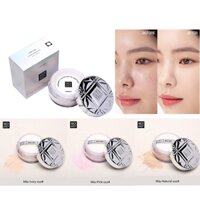 Phấn phủ kiềm dầu có nhũ kim tuyến MACK ANDY Nắp bạc 24g không thấm nước, phấn siêu mịn