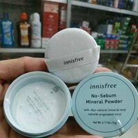 Phấn Phủ Kiềm Dầu Dạng Bột Khoáng Innisfree No Sebum Mineral Powder 5g