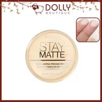 Phấn Phủ Kiềm Dầu Dạng Nén Rimmel Stay Matte Pressed Powder 001 Transparent