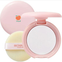 Phấn Phủ Kiềm Dầu SKINFOOD Peach Cotton Powder/ Blur Pact