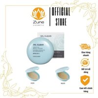 Phấn phủ kiềm dầu The Face Shop dạng nén siêu mịn cho da hỗn hợp / da dầu TFS Oil Clear Smooth & Bright Powder 9g