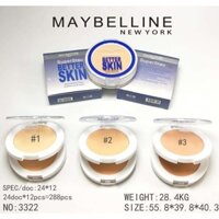 Phấn Phủ maybelline 2 tầng super better skin xanh